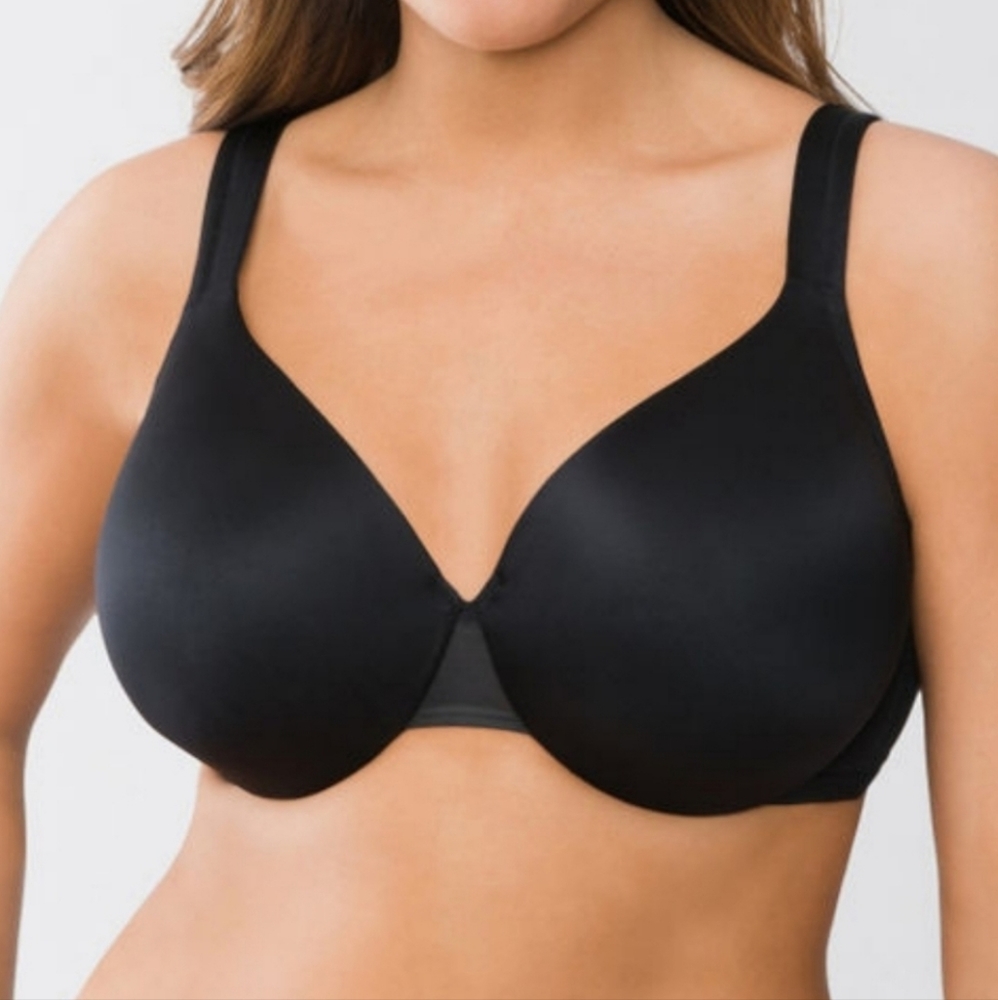 Cacique Black Full Coverage Bra 46DDD